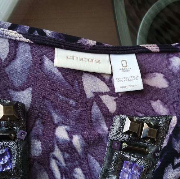 Chico`s Ladies Tunic Top - Picture 9 of 9